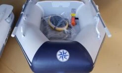 Annexe GS 200 SL 183X123 Bleu Gris Fond Latté Bois -Bateaux Boutique Annexe GS 200 SL 183X123 Bleu Gris Fond Latte Bois 2