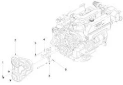 Kit Carter Cache Courroie Pour Moteur In-board Solé Diesel SK-60