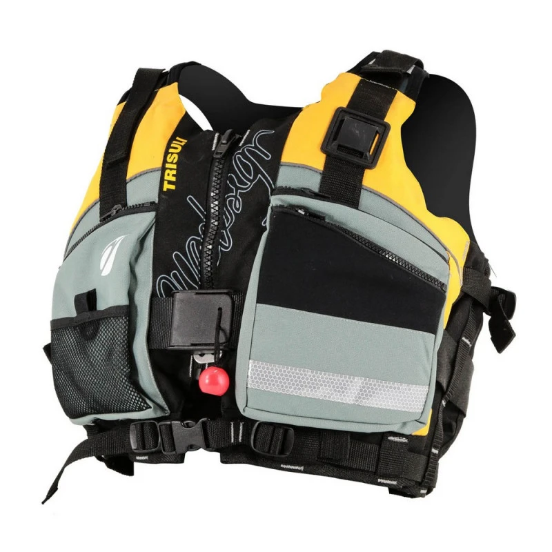 GILET AQUADESIGN TRISULI 70 N JAUNE 6 GILET AQUADESIGN TRISULI 70 N JAUNE – Image 4