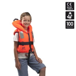 GILET PLASTIMO TYPHON ORANGE JUNIOR