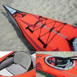 KAYAK GONFLABLE ADVANCED ELEMENTS FRAME CONVERTIBLE ROUGE -Bateaux Boutique kayak gonflable advanced elements frame convertible rouge 4