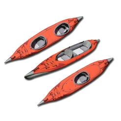KAYAK GONFLABLE ADVANCED ELEMENTS FRAME CONVERTIBLE ROUGE -Bateaux Boutique kayak gonflable advanced elements frame convertible rouge 8