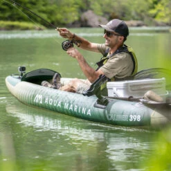 KAYAK GONFLABLE AQUA MARINA CALIBER PECHE 21 KAYAK GONFLABLE AQUA MARINA CALIBER PECHE -Bateaux Boutique kayak gonflable aqua marina caliber peche 7