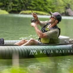 KAYAK GONFLABLE AQUA MARINA CALIBER PECHE 22 KAYAK GONFLABLE AQUA MARINA CALIBER PECHE -Bateaux Boutique kayak gonflable aqua marina caliber peche 8