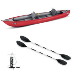 PACK KAYAK GUMOTEX THAYA 2 PLACES CONVERTIBLE ROUGE -Bateaux Boutique pack kayak gumotex thaya 2 places convertible rouge 1