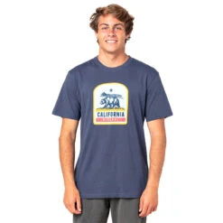 T-SHIRT RIP CURL DESTINATION ANIMALS BLEU MARINE -Bateaux Boutique t shirt rip curl destination animals bleu marine 2