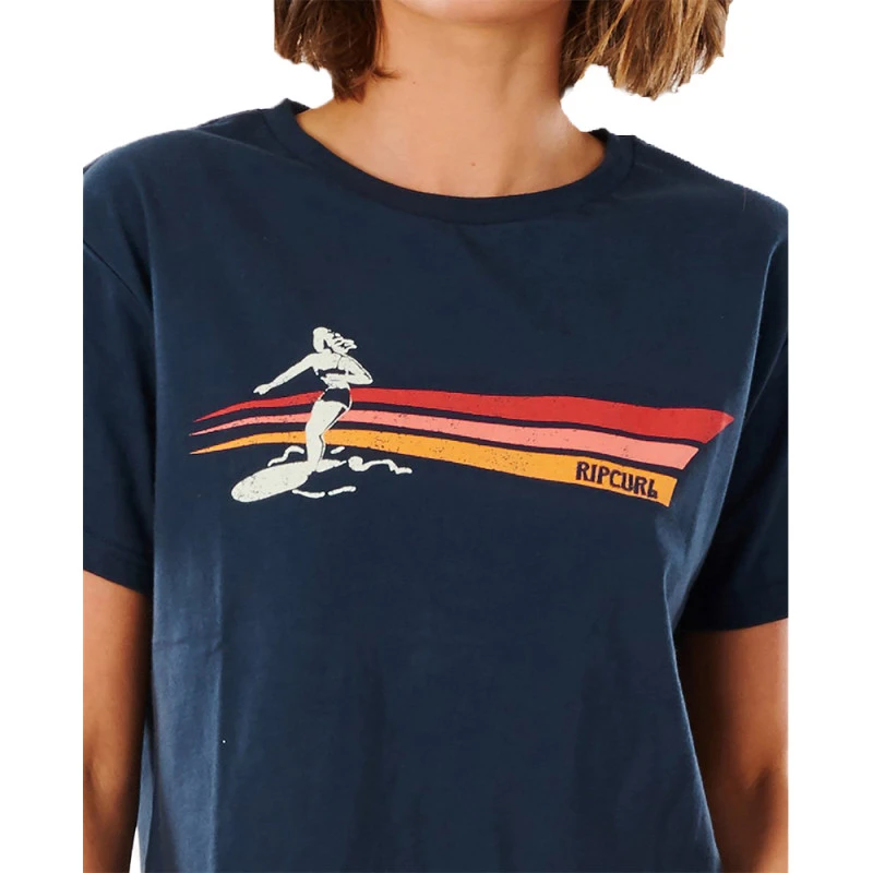 T-SHIRT RIP CURL GOLDEN STATE CROP BLEU MARINE FEMME 6 T-SHIRT RIP CURL GOLDEN STATE CROP BLEU MARINE FEMME – Image 4