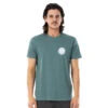 T-SHIRT RIP CURL WETTIE ESSENTIAL BLEU GRIS -Bateaux Boutique t shirt rip curl wettie essential bleu gris